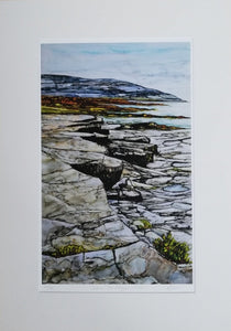 Irish art, Irish Prints, Art for for your home, Affordable Art, Flaggy Shore, Russell Gallery, Mary Roberts , Irish Artist