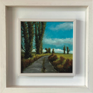 Irish art, Irish country roads, road paintings, Mary Roberts, Irish Artist