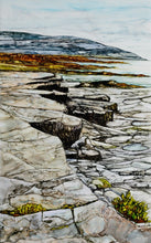 Load image into Gallery viewer, Irish art, Irish Prints, Art for for your home, Affordable Art, Flaggy Shore, Russell Gallery, Mary Roberts , Irish Artist