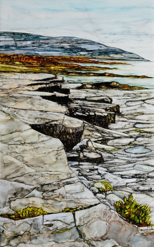 Irish art, Irish Prints, Art for for your home, Affordable Art, Flaggy Shore, Russell Gallery, Mary Roberts , Irish Artist