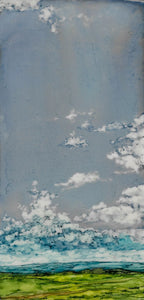Original Irish Artwork, Alcohol Ink Paintings, Wild Atlantic Way, West Coast of Ireland, clouds