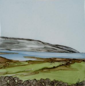 Limited Edition Prints, Blackhead along The Wild Atlantic Way, The Burren Co Clare, Ballyvaughan, Mary Roberts, Irish Art