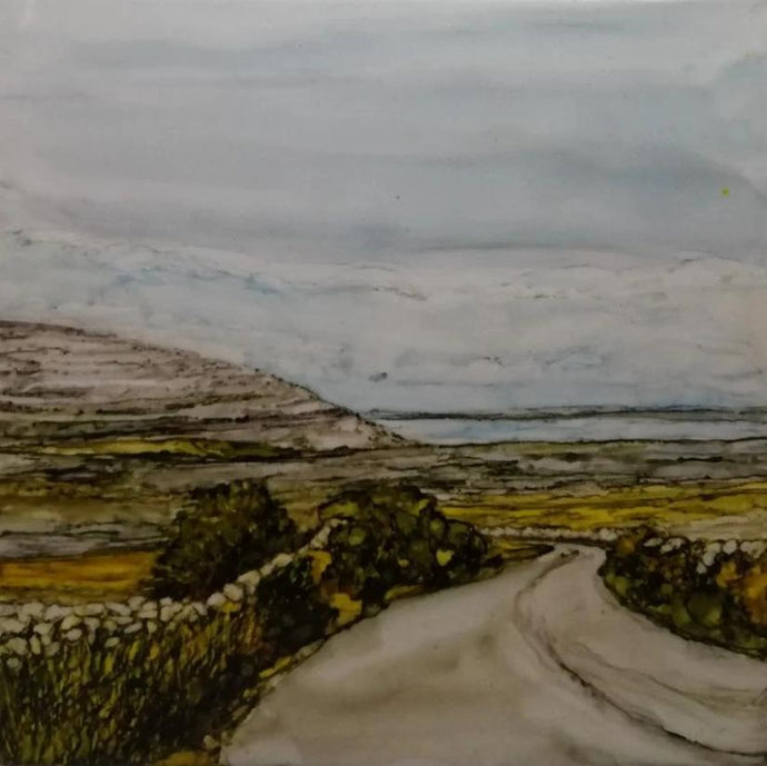 From Clare to Here  (25cm x 25cm Framed) SOLD