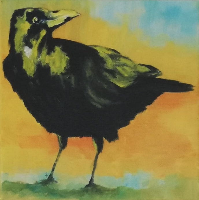 Stepping Out (II) | 25cm x 25cm Framed | SOLD