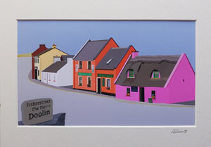 Doolin Co Clare, Poulnabrone, Dolman, Co Clare, digital art print, irish art, mary roberts artist