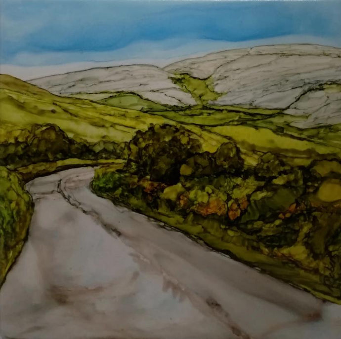 Left or Right  (25cm x 25cm Framed) (SOLD)