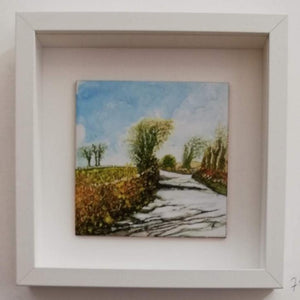 A Road Well Travelled 25cm x 25cm Framed (Available at Kilbaha Gallery)