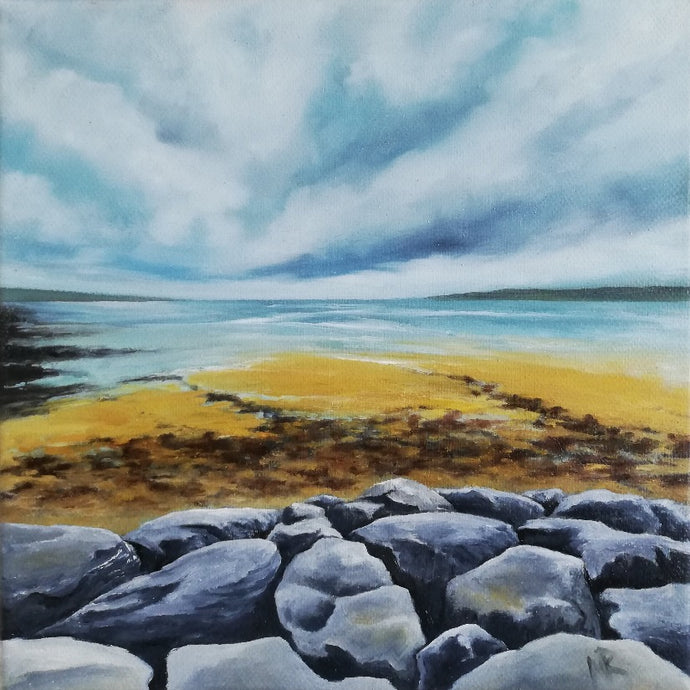 To Sit and Ponder | 39cm x 39xm (Framed) SOLD