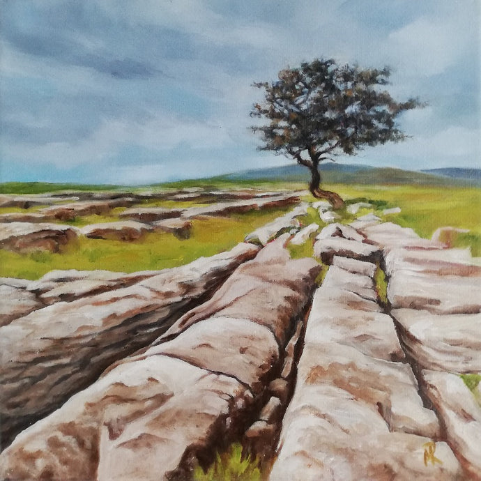 Wherever It May Lead | 39cm x 39xm (Framed) SOLD